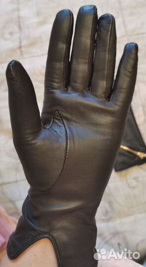 Перчатки кожаные новые 7,5 р