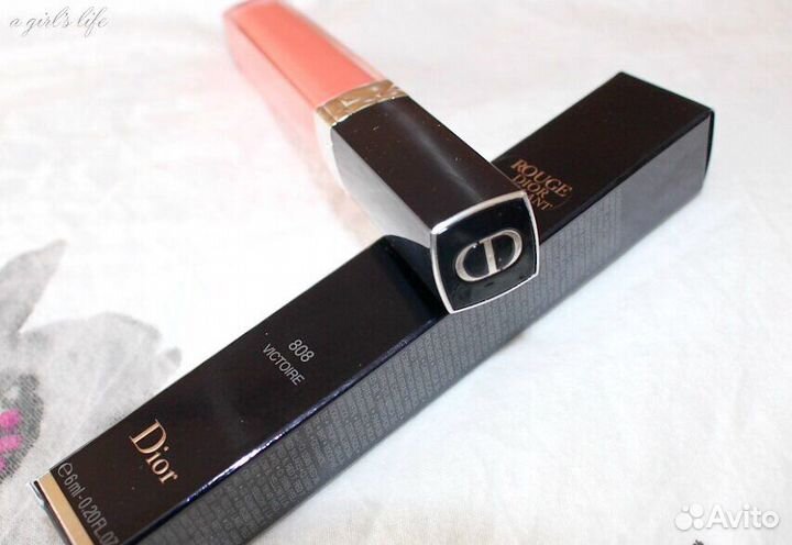 Блеск для губ Dior Rouge Brillant 808