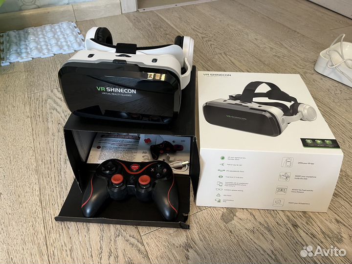 Shinecon VR Очки виртуальной реальности с джойстик