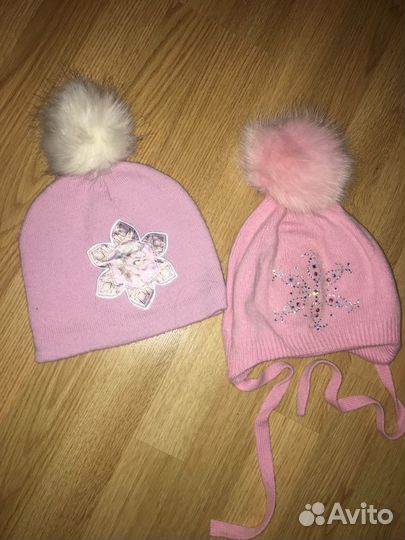 Шапка для девочки до 8 лел