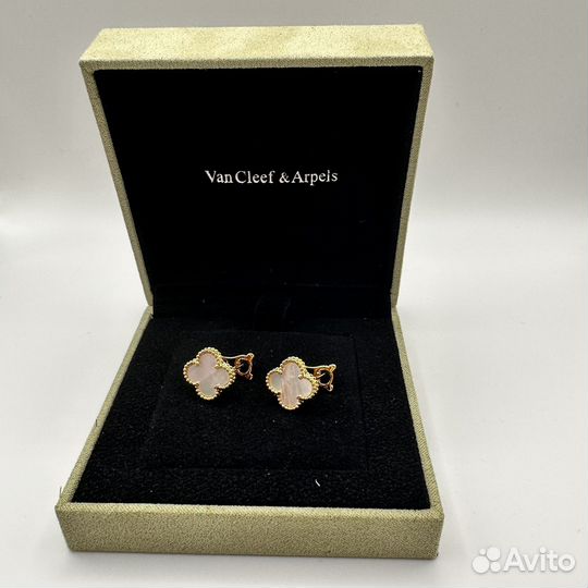 Van Cleef браслет,серьги,подвеска