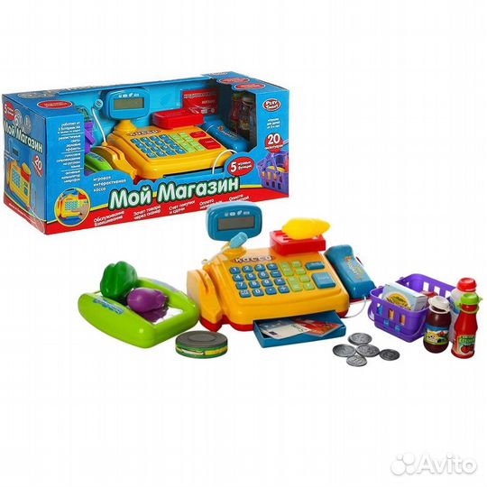 Игровая интерактивная касса Мой магазин Play Smart