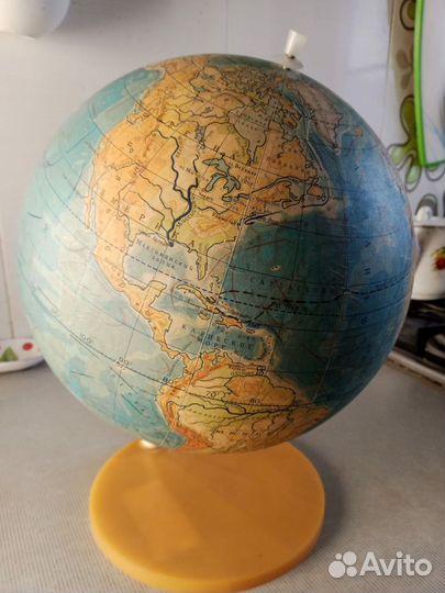 Глобус физический Земли