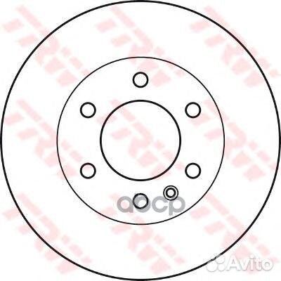 DF4822S диск торм. пер. MB Sprinter, VW Crafter