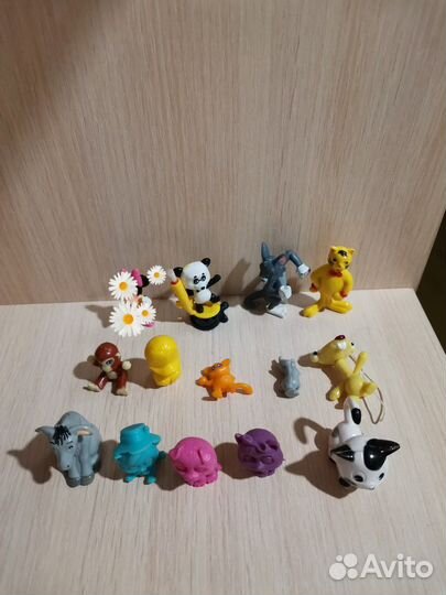 Киндеры животные птицы дракончики обмен