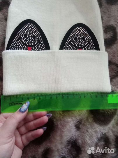 Шапка с ушками