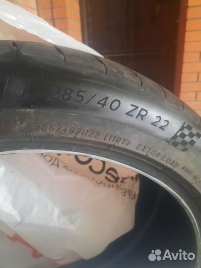 Michelin Pilot Sport 4 285/40 R22 и 325/35 R22