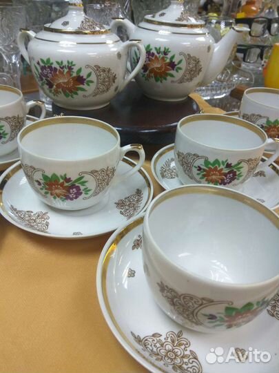 Чайный сервиз Вербилки СССР