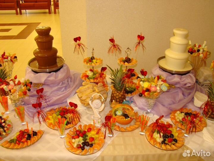 Прокат Фонтан шоколадный высота 40см. Без залога