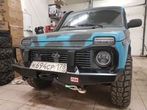 Cиловой бампер Нива с лебедкой 4x4 12000ст