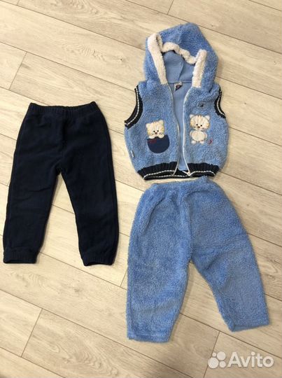 Костюм детский и утепленные брючки