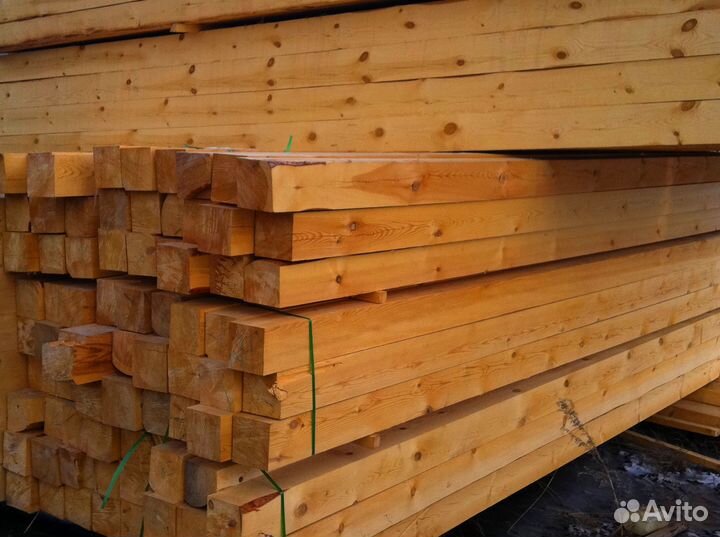 Брус 100х150мм, сосна, от производителя