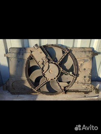 Вентилятор охлаждения в сборе Форд Фокус 2 дв.1.6