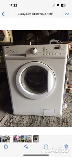 Стиральная машина zanussi бу