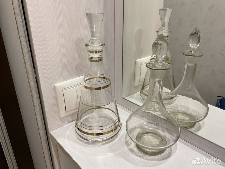 Графинчики в ассортименте времён СССР