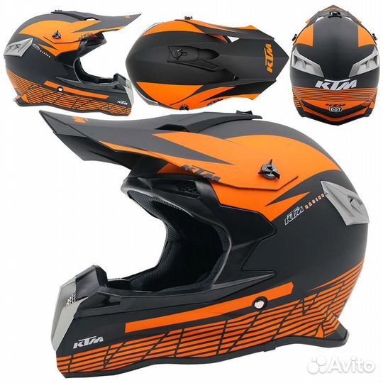 Шлем RockStar кроссовый эндуро