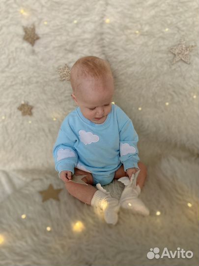 Боди с облачками