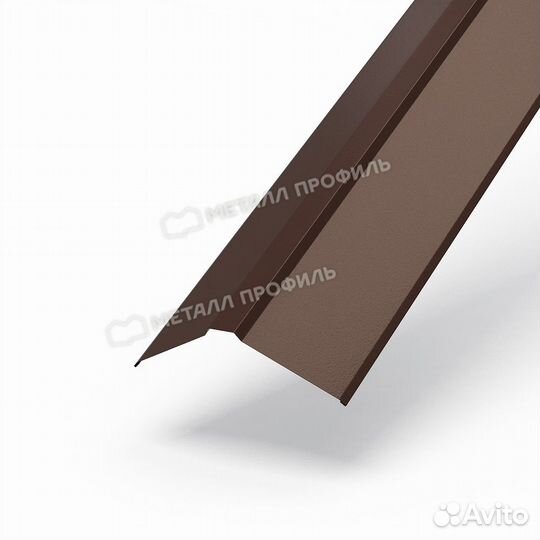 Планка конька плоского 190х190 Norman 0,5 мм