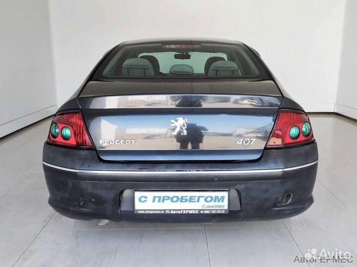 Peugeot 407 2.0 AT, 2005, 372 711 км