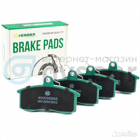 Колодки передние heinner ваз 2110, 2111, 2112