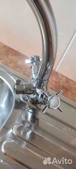 Смеситель для кухни с фильтром бу