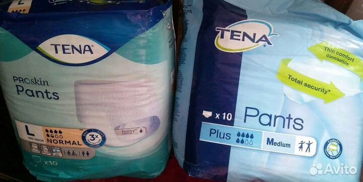 Памперсы - трусы для взрослых М и L