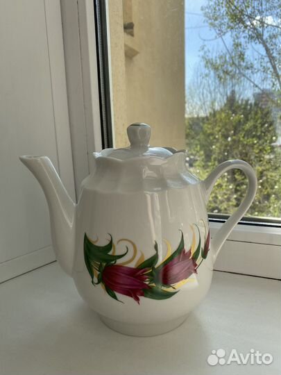 Заварочный чайник с чашкой