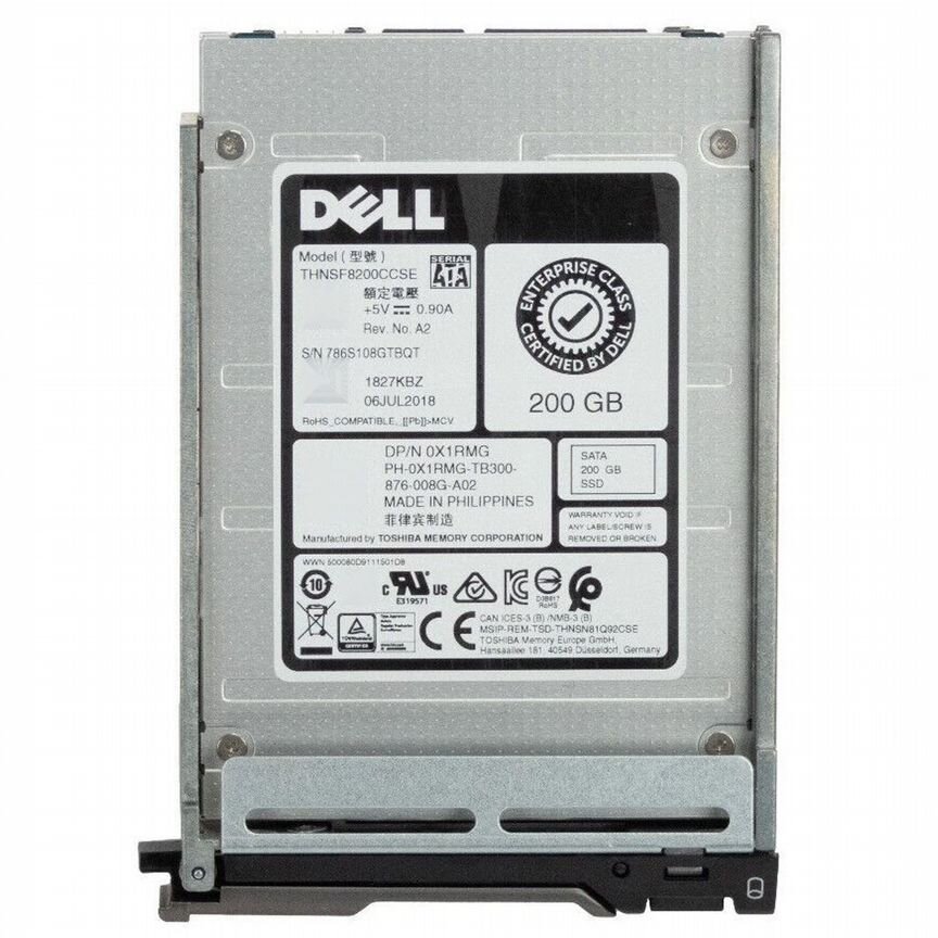 [X1RMG] Жесткий Диск Dell 200gb Sata3 2,5" Ssd X1rmg