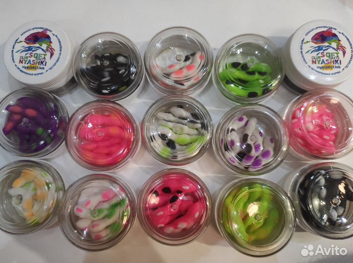 Форелевая резина (силиконовая приманка няшки )