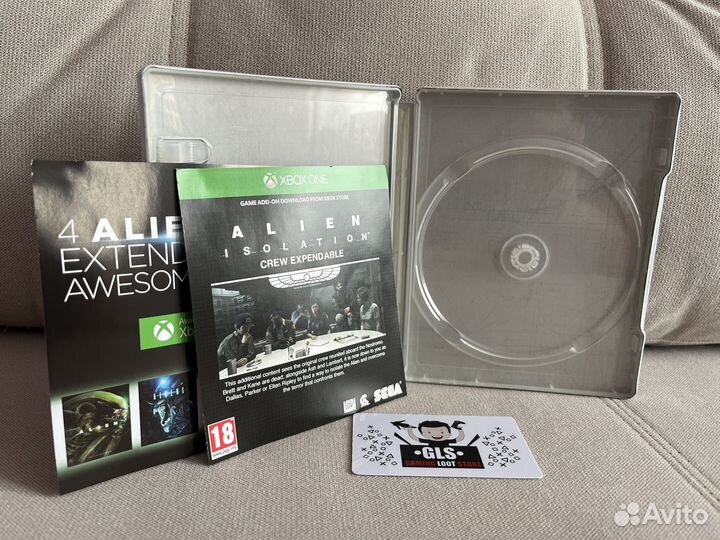 Редкий Стилбук Alien isolation Xbox One