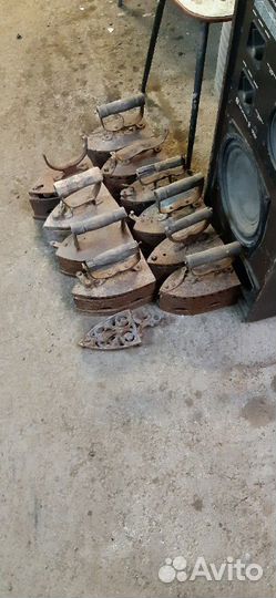 Утюг угольный,чугунный-раритет