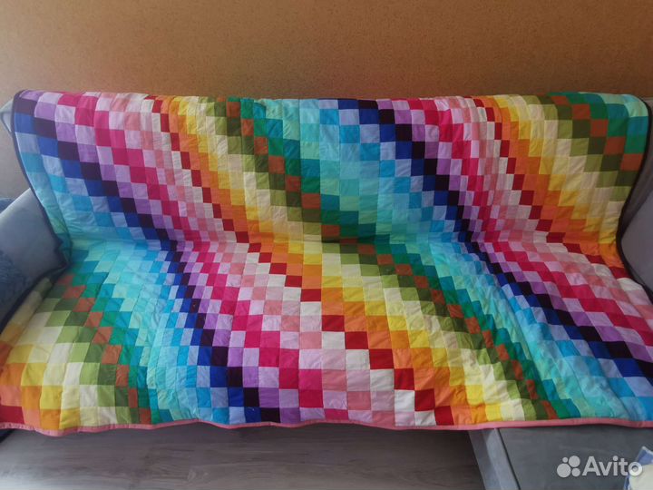 Лоскутное покрывало одеяло плед пэчворк