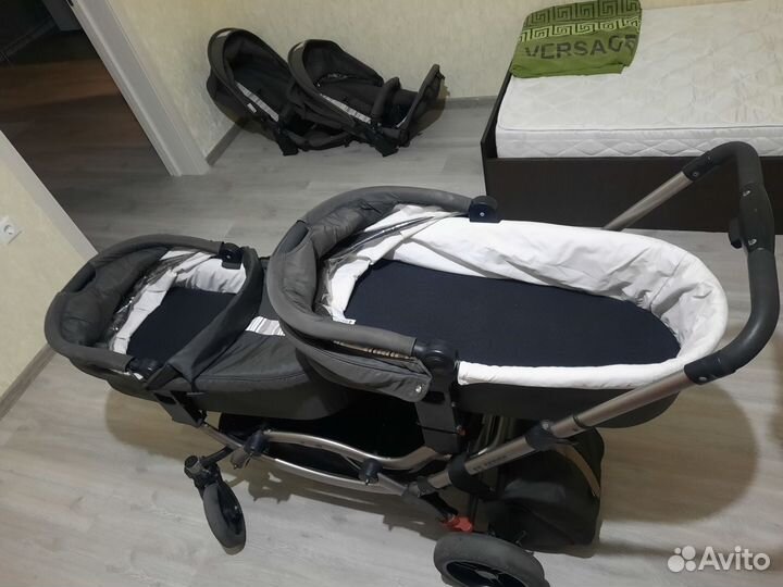 Коляска для двойни 2 в 1
