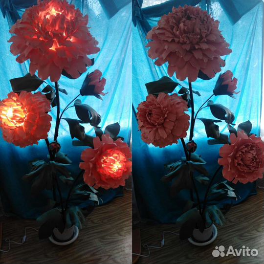 Светильник роза