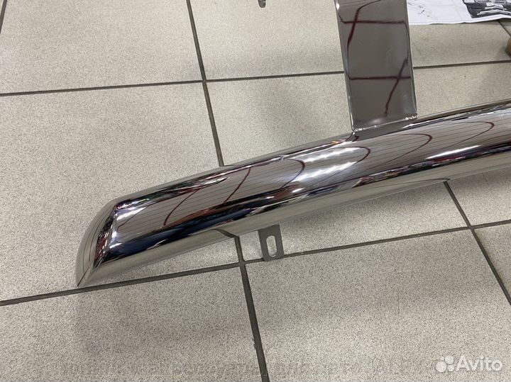 Защита переднего бампера Volkswagen Touareg 2003+