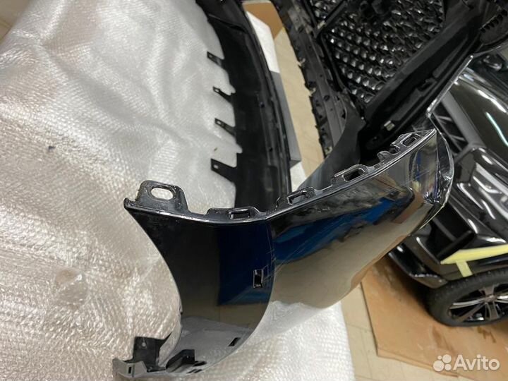 Бампер передний и задний в сборе на инфинити QX 80