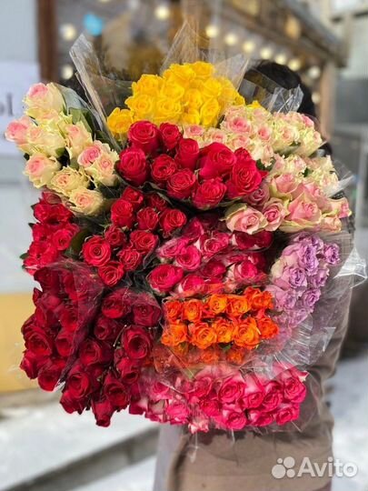 Цветы розы и букеты с доставкой 24