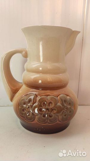 Керамическая конфетница.ваза синяя