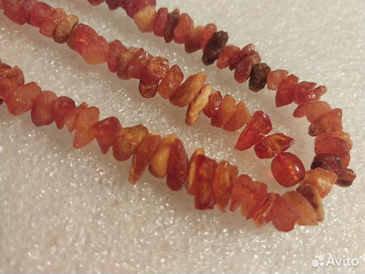 Натуральные янтарные бусы. СССР