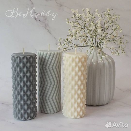 Соевые свечи ручной работы
