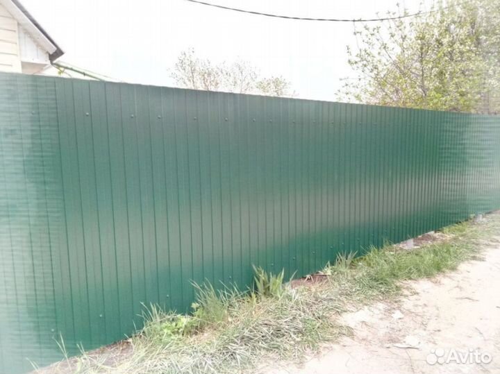 Забор из профнастила
