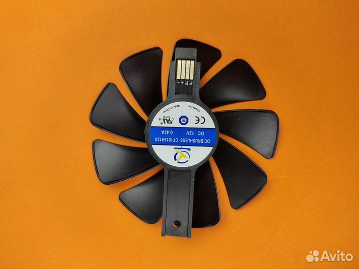 Кулер вентилятор видеокарты Sapphire nitro RX580