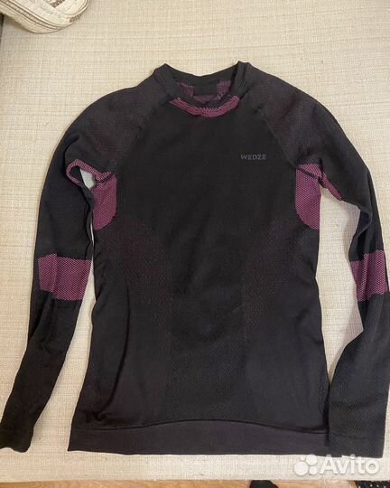 Термобелье черно-розовое 580 I-soft Wedze