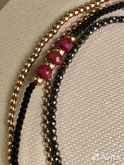 Шнурковое ожерелье tous оригинал