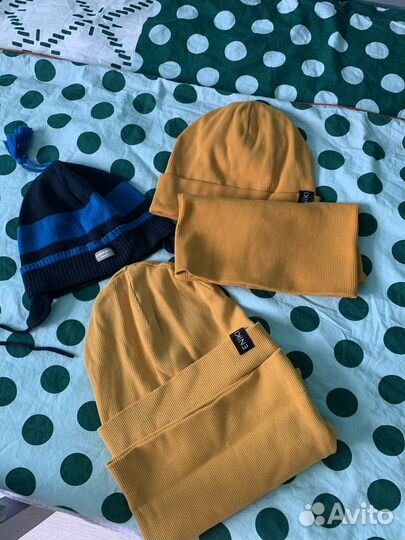 Комплект шапка и снуд детский