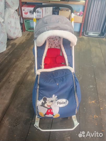 Коляска санки