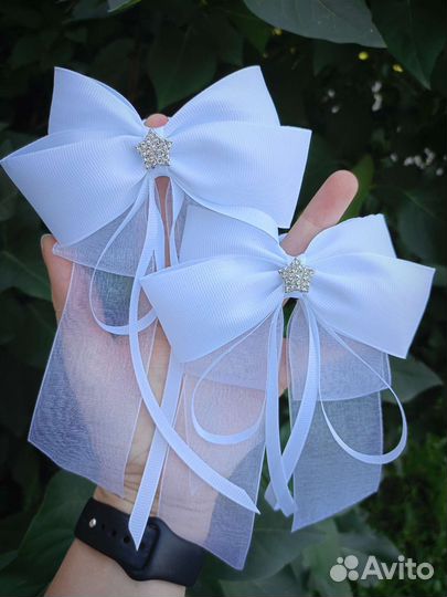 Резиночки для волос белые