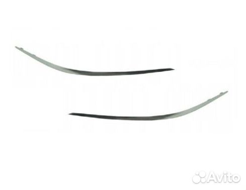 Молдинг бампера mercedes W211 06-09 RH хром