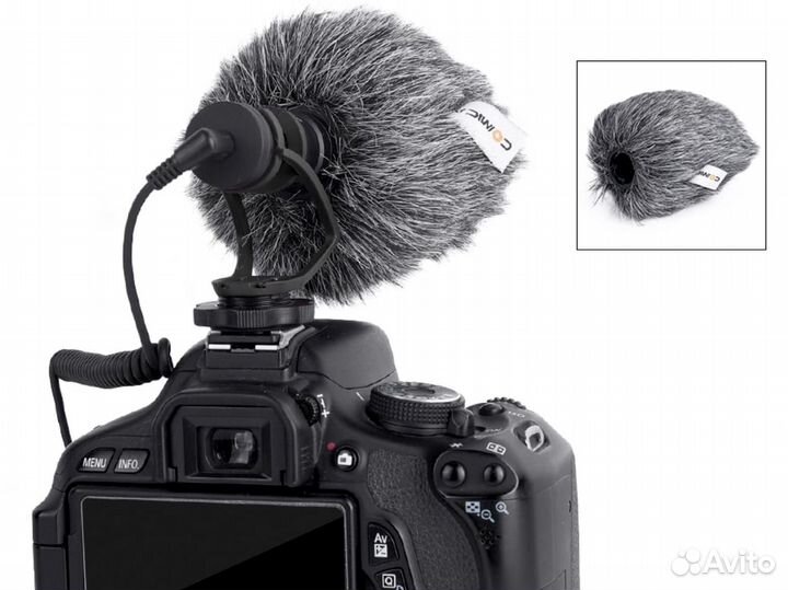 Микрофон CoMica CVM-vm10ii для смартфона и камеры