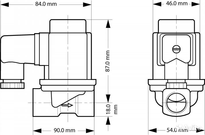 Danfoss 032U538216 - EV251B Клапан электромагнитны